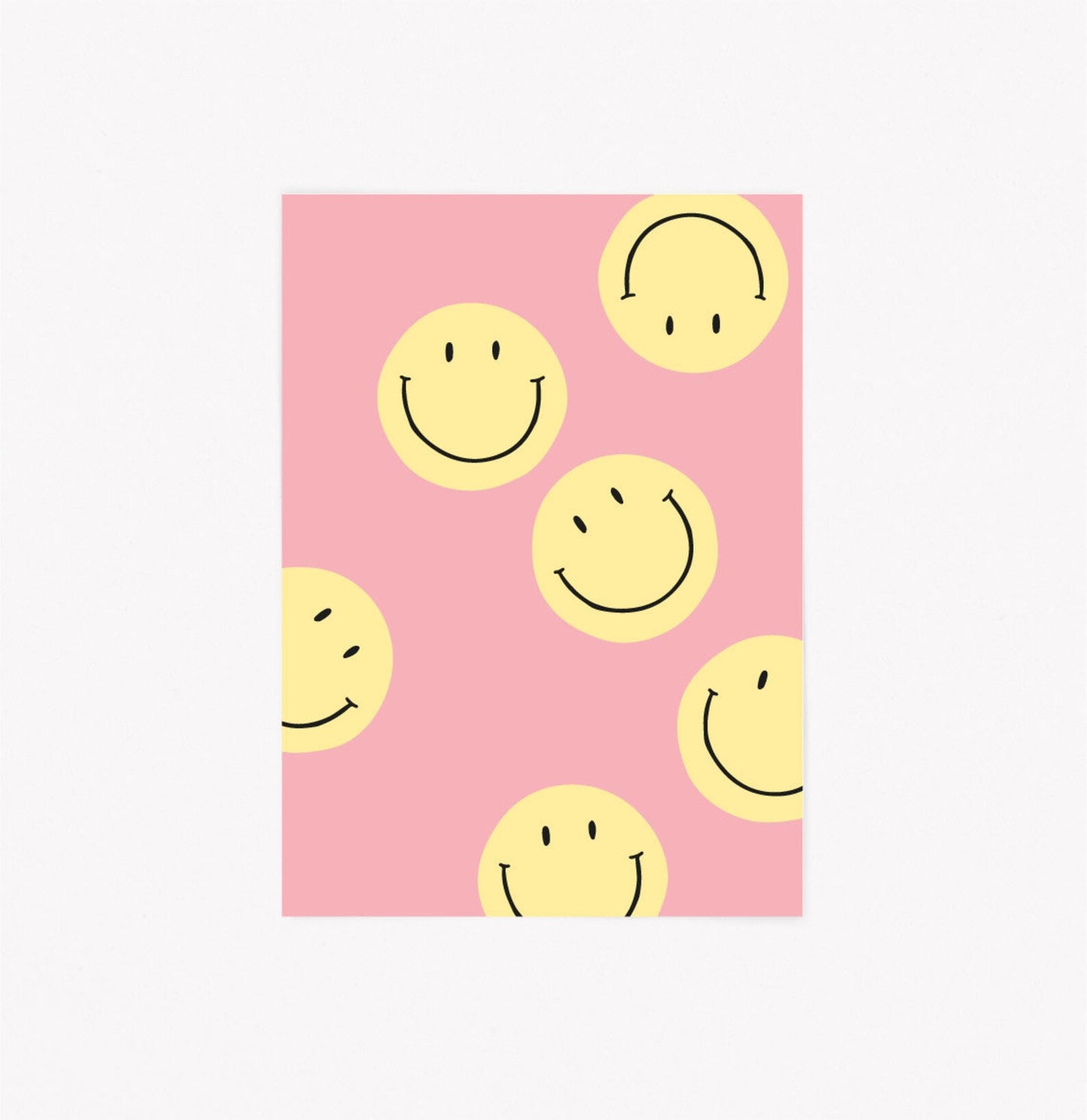 Postkarte A6 | smile pink