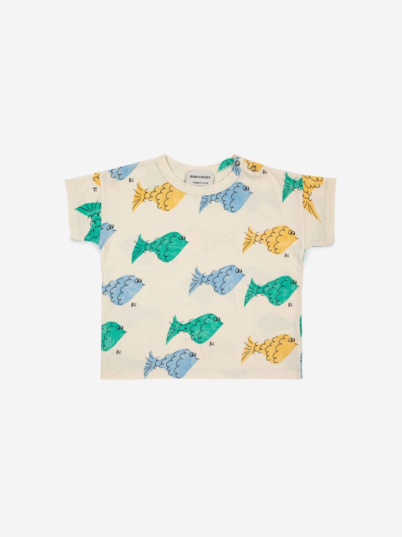 T-Shirt MULTICOLOR FISH ALL OVER