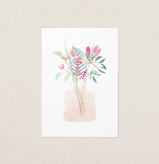 Postkarte A6 | Flower