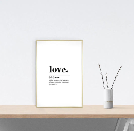 Poster A4 | Lexikon Love