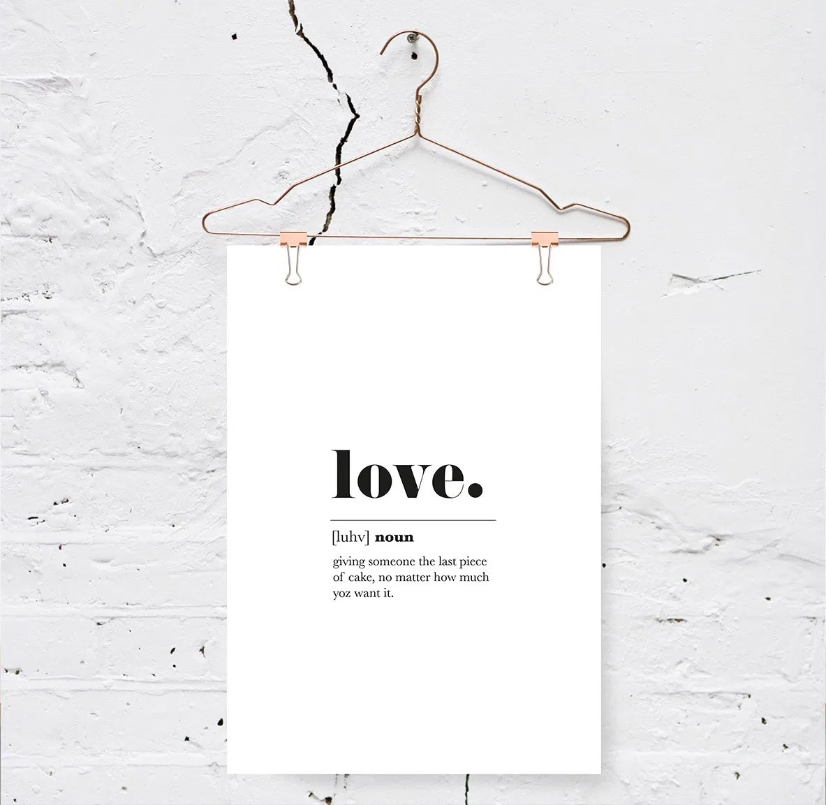 Poster A4 | Lexikon Love