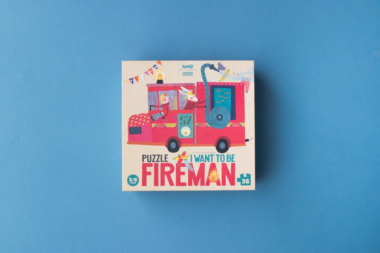 I want to be Firefighter Puzzle