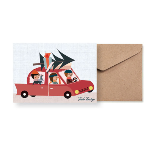 Der Weihnachtsexpress | Klappkarte: DIN A6 + Umschlag
